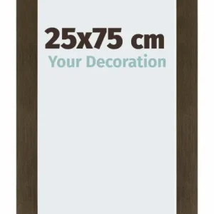 Bilderrahmen 25x75 cm - Bronze Dekor - MDF - Mura
