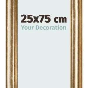 Bilderrahmen 25x75 cm - Gold Antik - MDF - Lazio