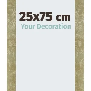 Bilderrahmen 25x75 cm - Gold Antik - MDF - Mura