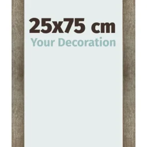 Bilderrahmen 25x75 cm - Metall Vintage - MDF - Bologna
