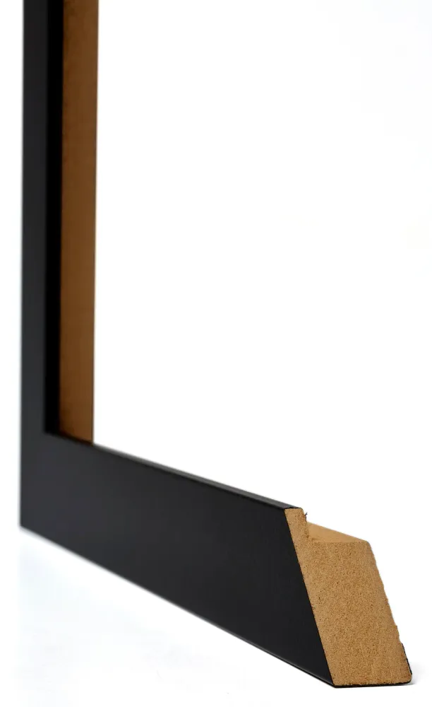 Bilderrahmen 25x75 cm - Schwarz Matt - MDF - Mura