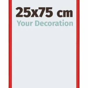 Bilderrahmen 25x75cm Ferrari Rot Aluminium New York