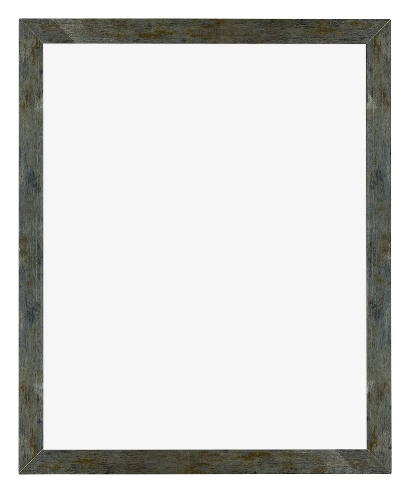 Bilderrahmen 28x35 cm - Blau Gold Meliert - MDF - Mura