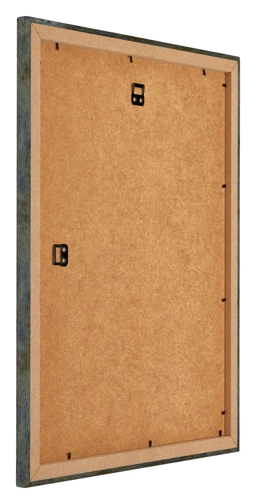 Bilderrahmen 28x35 cm - Blau Gold Meliert - MDF - Mura