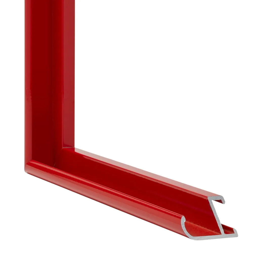 Bilderrahmen 28x35 cm - Ferrari Rot - Aluminium - New York