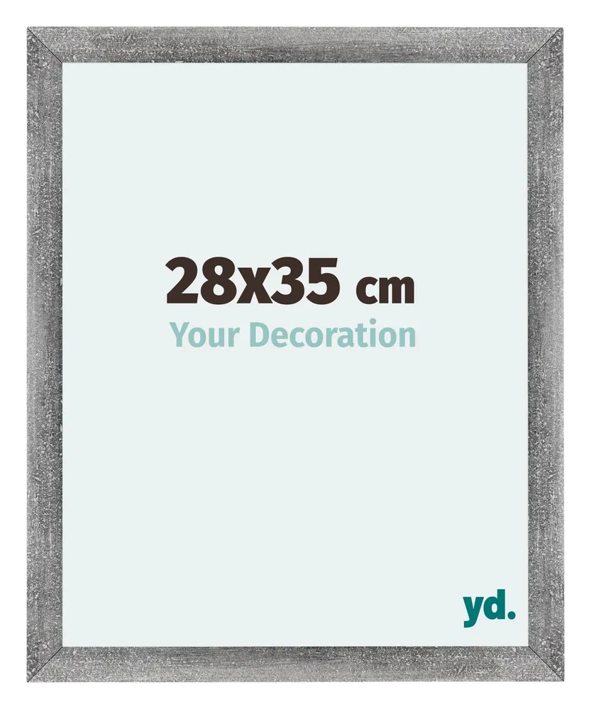 Bilderrahmen 28x35 cm - Grau Gewischt - MDF - Mura