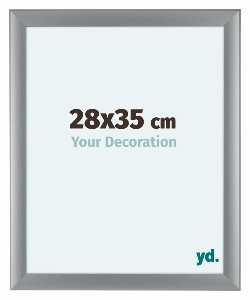 Bilderrahmen 28x35 cm - Silber Matt - MDF - Como