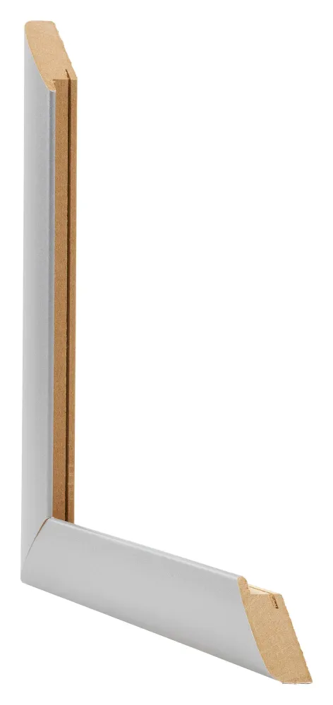Bilderrahmen 28x35 cm - Silber Matt - MDF - Como