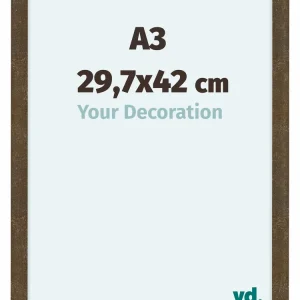 Bilderrahmen A3 - 29,7x42 cm - Gold Antik - MDF - Como