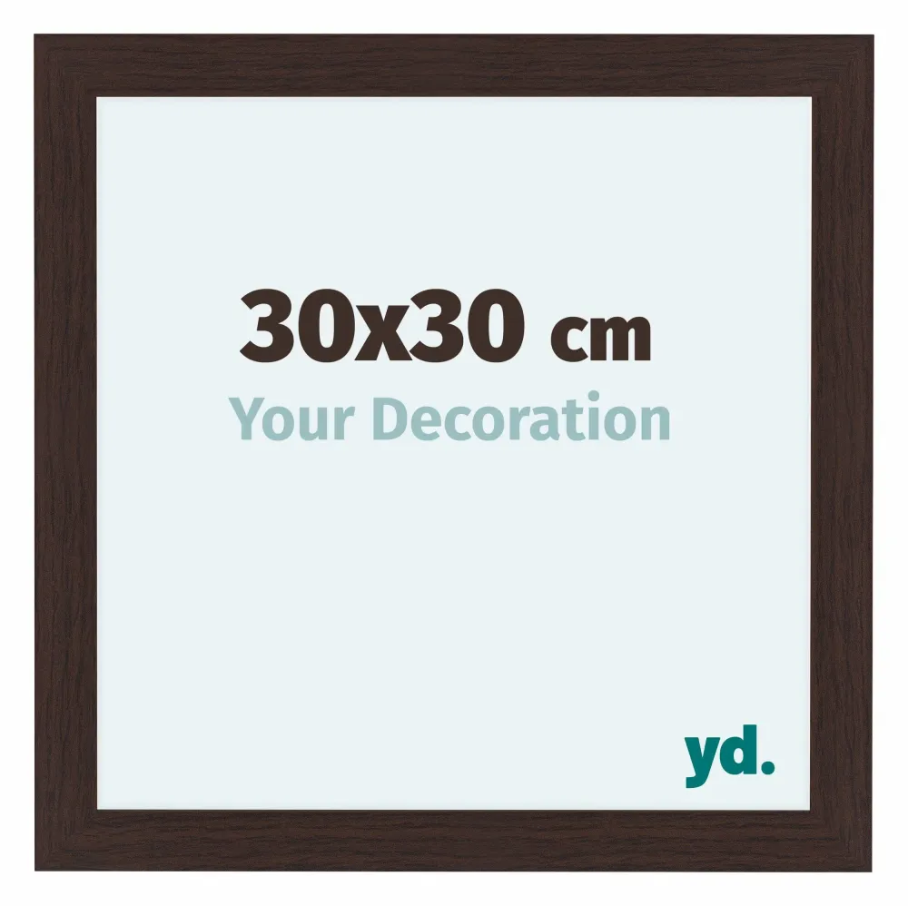 Bilderrahmen 30x30 cm - Eiche Dunkel - MDF - Como