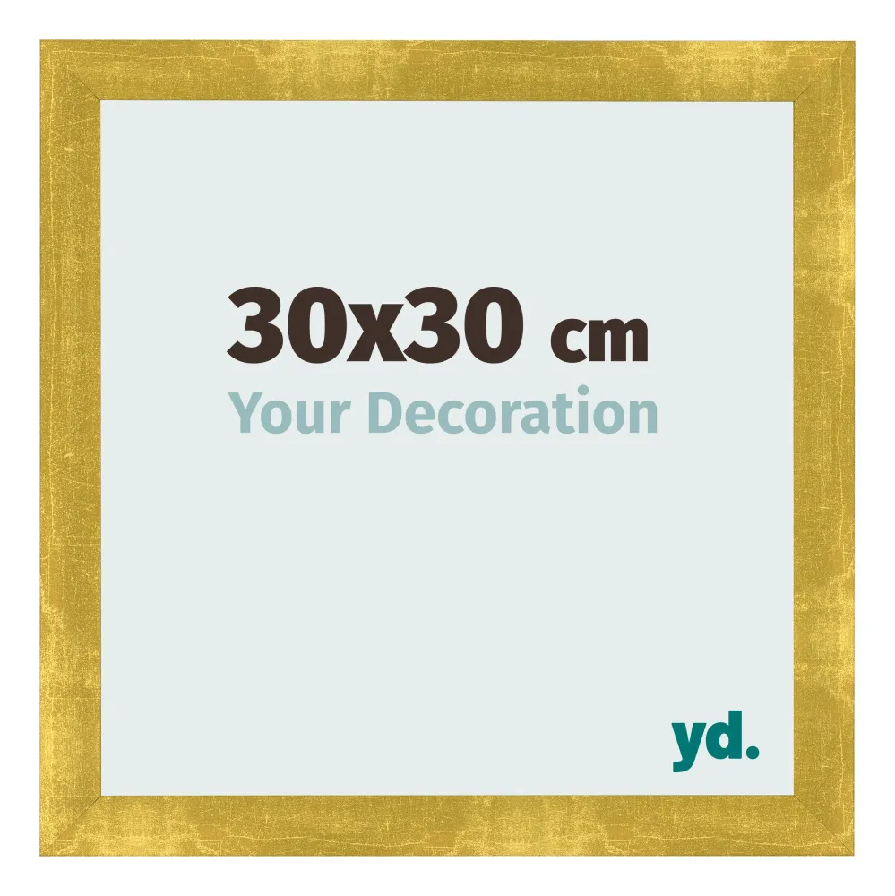 Bilderrahmen 30x30 cm - Gold Vintage - MDF - Pisa