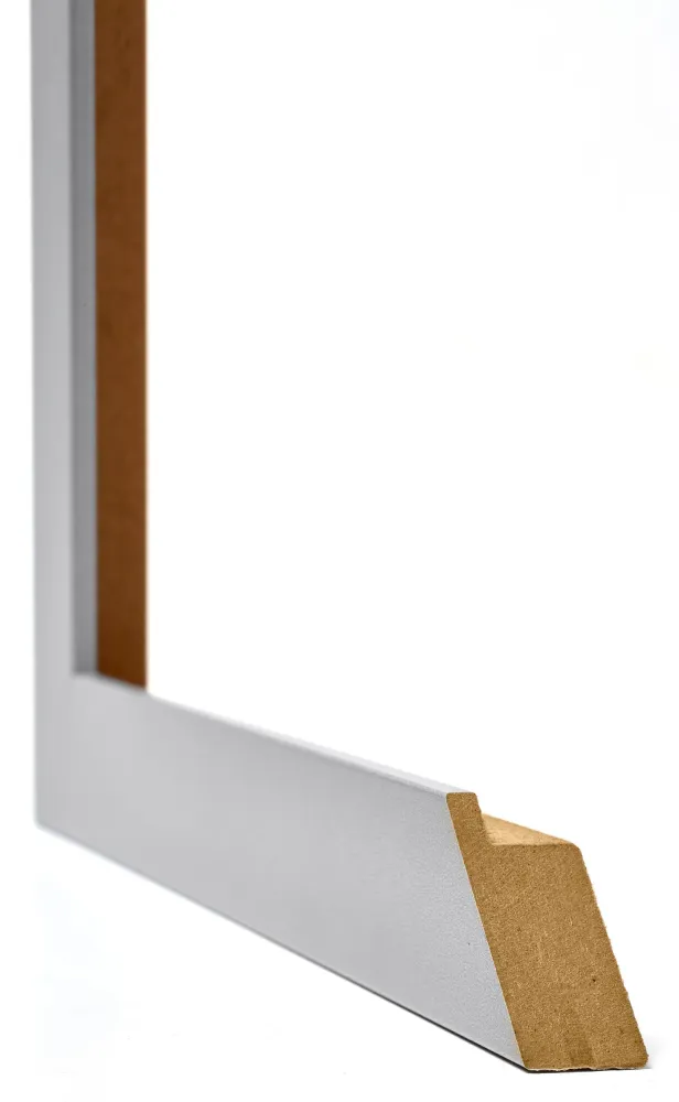 Bilderrahmen 30x30 cm - Silber Matt - MDF - Mura