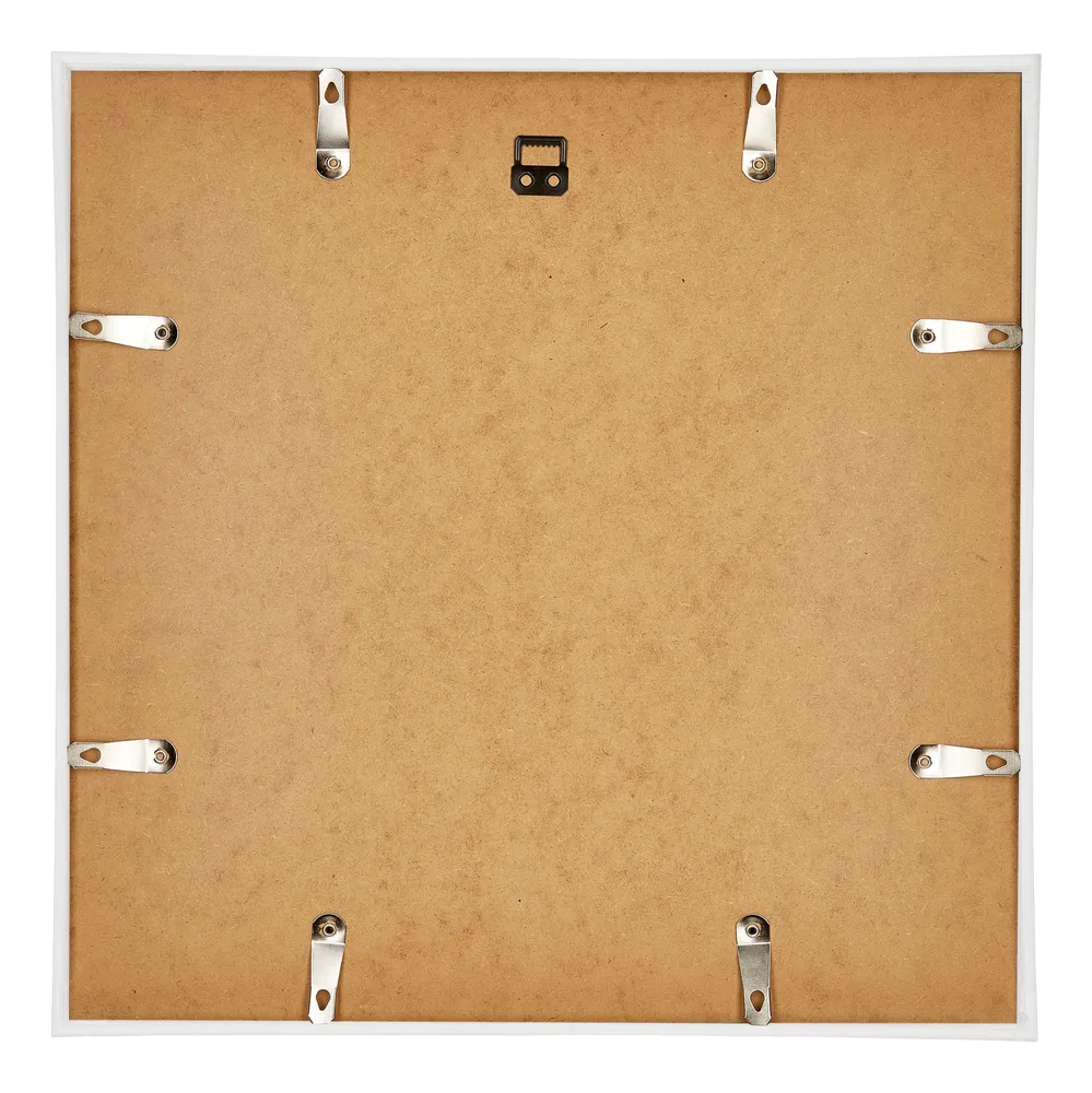 Bilderrahmen 30x30 cm - Weiss Hochglanz - Kunststoff - Annecy