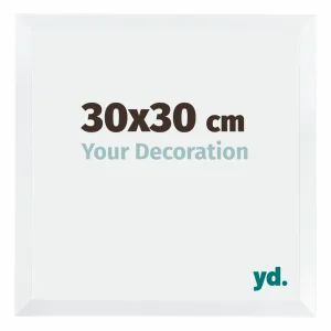 Bilderrahmen 30x30 cm - Weiss - MDF - Catania