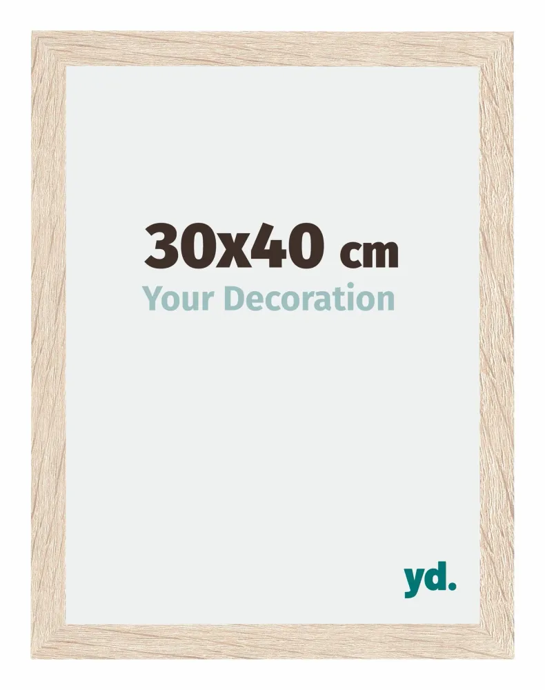 Bilderrahmen 30x40 cm - Eiche - MDF - Catania