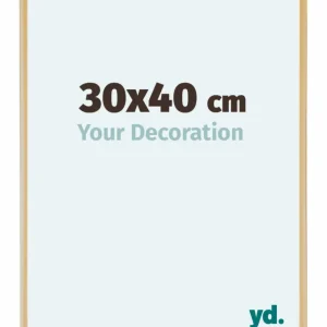 Bilderrahmen 30x40 cm - Gold Vintage - Aluminium - Kent