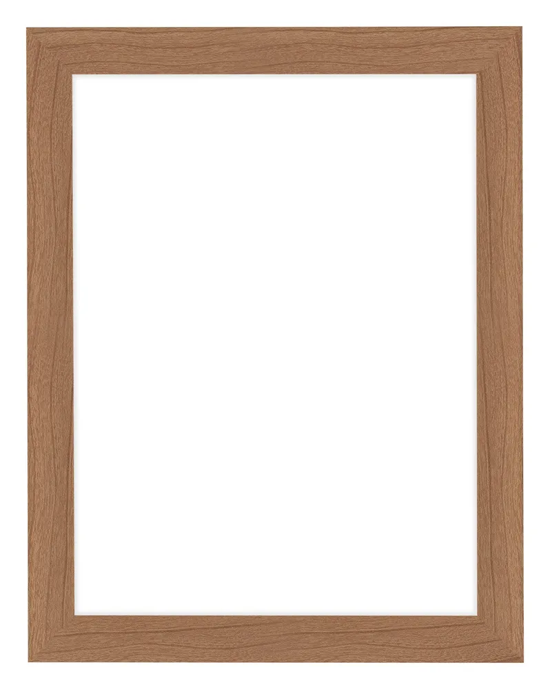 Bilderrahmen 30x40 cm - Nussbaum Hell - MDF - Como