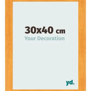Bilderrahmen 30x40 cm - Orange - MDF - Pisa