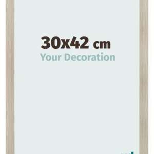 Bilderrahmen 30x42 cm - Eiche Hell - MDF - Pisa