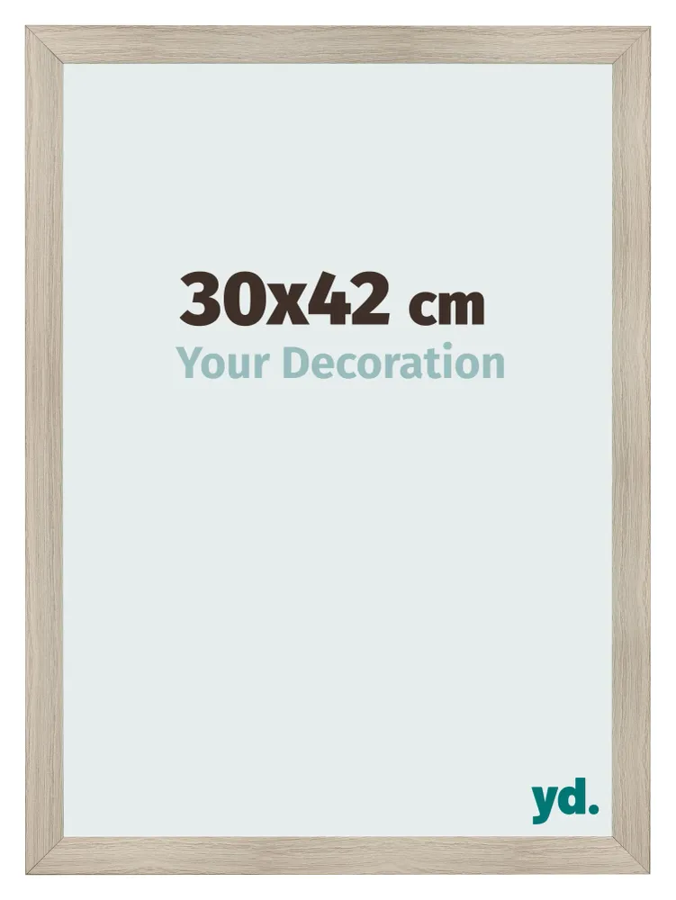 Bilderrahmen 30x42 cm - Eiche Hell - MDF - Pisa
