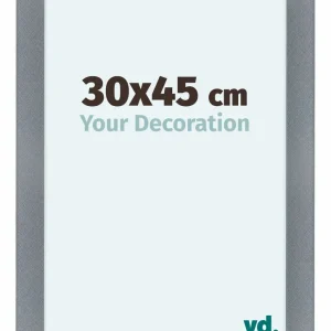 Bilderrahmen 30x45 cm - Aluminium - Gebürstet - MDF - Como