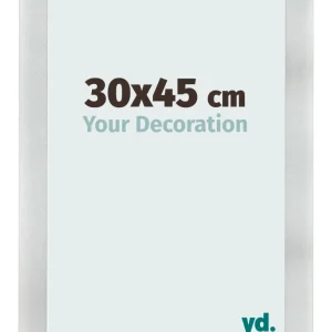Bilderrahmen 30x45 cm - Aluminium Gebürstet - MDF - Pisa