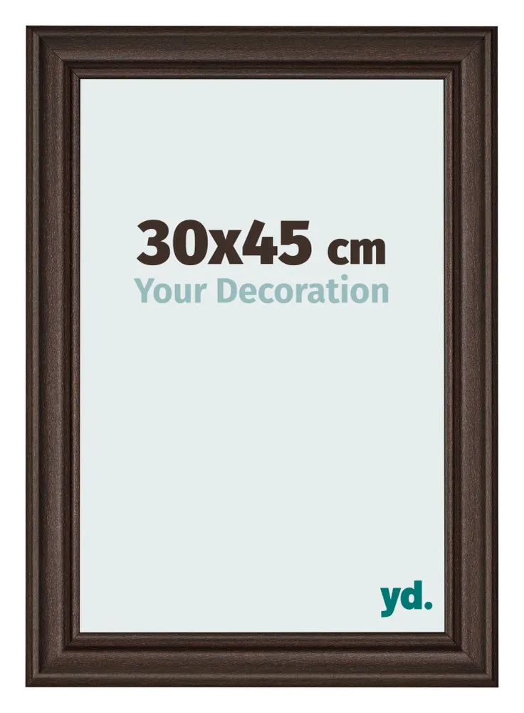 Bilderrahmen 30x45 cm - Eiche Dunkel - MDF - Lazio