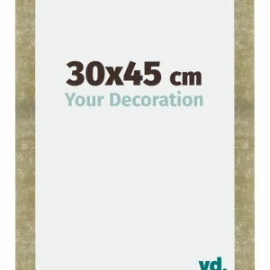 Bilderrahmen 30x45 cm - Gold Antik - MDF - Mura