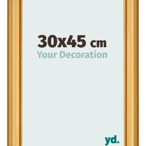 Bilderrahmen 30x45 cm - Gold Matt - MDF - Lazio