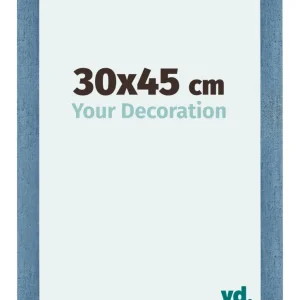Bilderrahmen 30x45 cm - Hellblau Gewischt - MDF - Mura