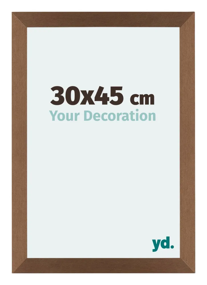 Bilderrahmen 30x45 cm - Kupfer Dekor - MDF - Mura