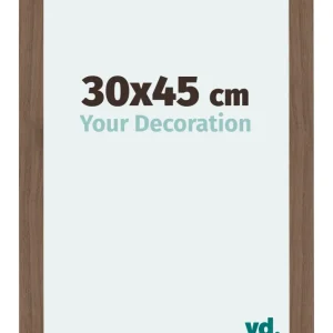 Bilderrahmen 30x45 cm - Nussbaum Dunkel - MDF - Mura