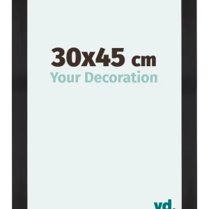 Bilderrahmen 30x45 cm - Schwarz Gemasert - MDF - Mura