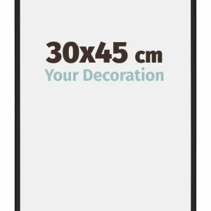 Bilderrahmen 30x45 cm - Schwarz Matt - Aluminium - New York - Aluminium - New York