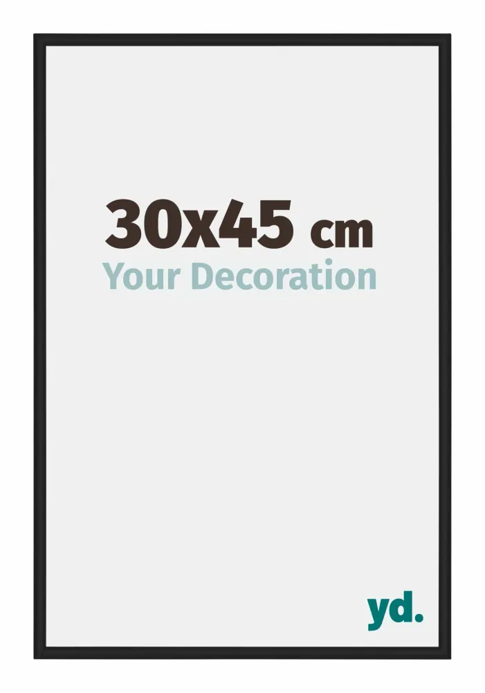 Bilderrahmen 30x45 cm - Schwarz Matt - Aluminium - New York - Aluminium - New York