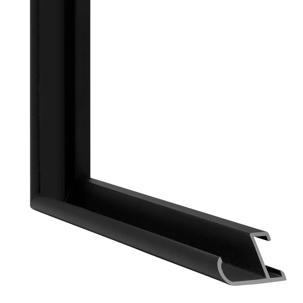 Bilderrahmen 30x45 cm - Schwarz Matt - Aluminium - New York - Aluminium - New York