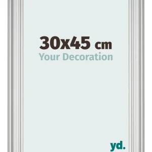 Bilderrahmen 30x45 cm - Silber Matt - MDF - Lazio