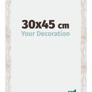 Bilderrahmen 30x45 cm - White Wash - MDF - Catania