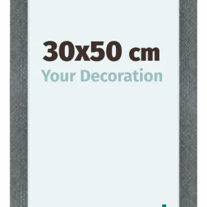 Bilderrahmen 30x50 cm - Eisen Gewischt - MDF - Como