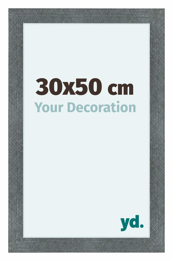 Bilderrahmen 30x50 cm - Eisen Gewischt - MDF - Como