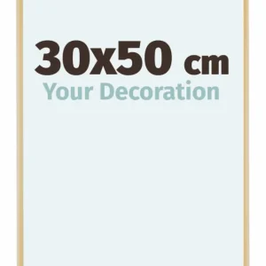 Bilderrahmen 30x50 cm - Gold Vintage - Aluminium - Kent