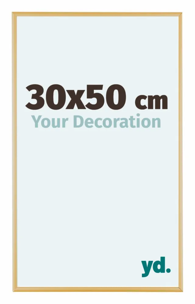 Bilderrahmen 30x50 cm - Gold Vintage - Aluminium - Kent