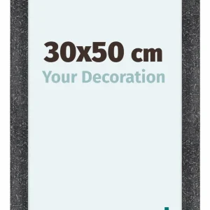 Bilderrahmen 30x50 cm - Grau Gewischt - MDF - Como