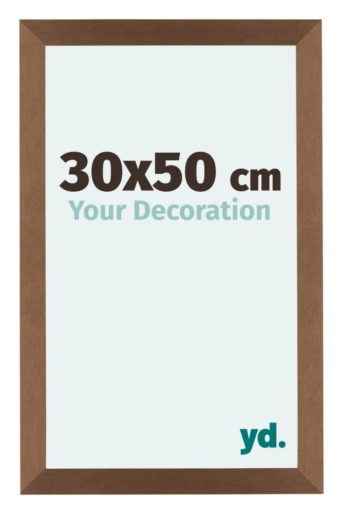 Bilderrahmen 30x50 cm - Kupfer Dekor - MDF - Mura