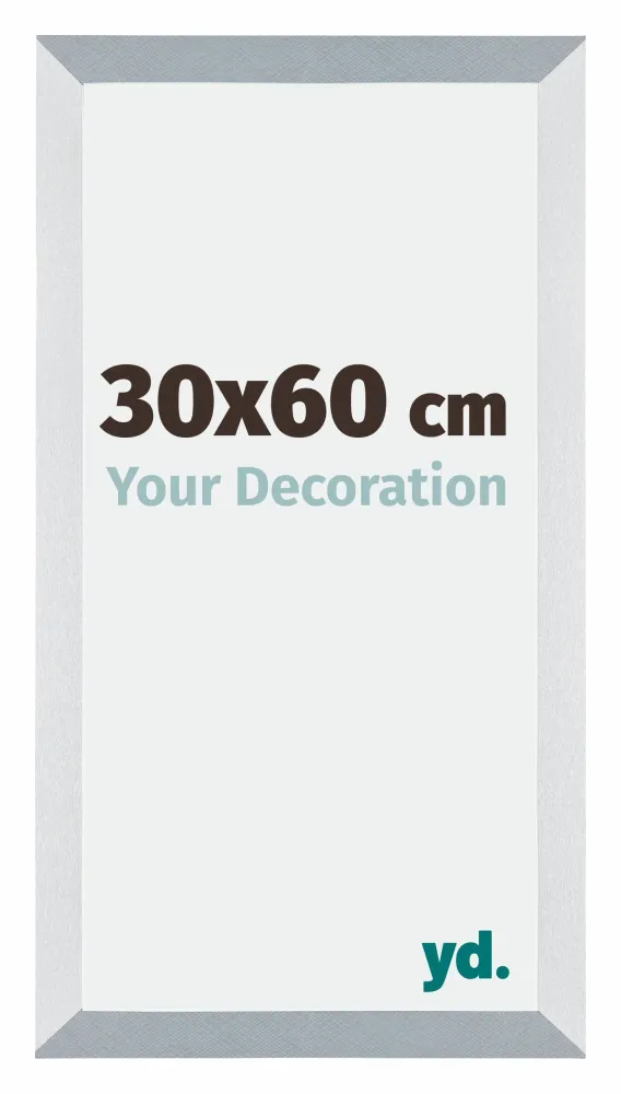 Bilderrahmen 30x60 cm - Aluminium - Gebürstet - MDF - Mura