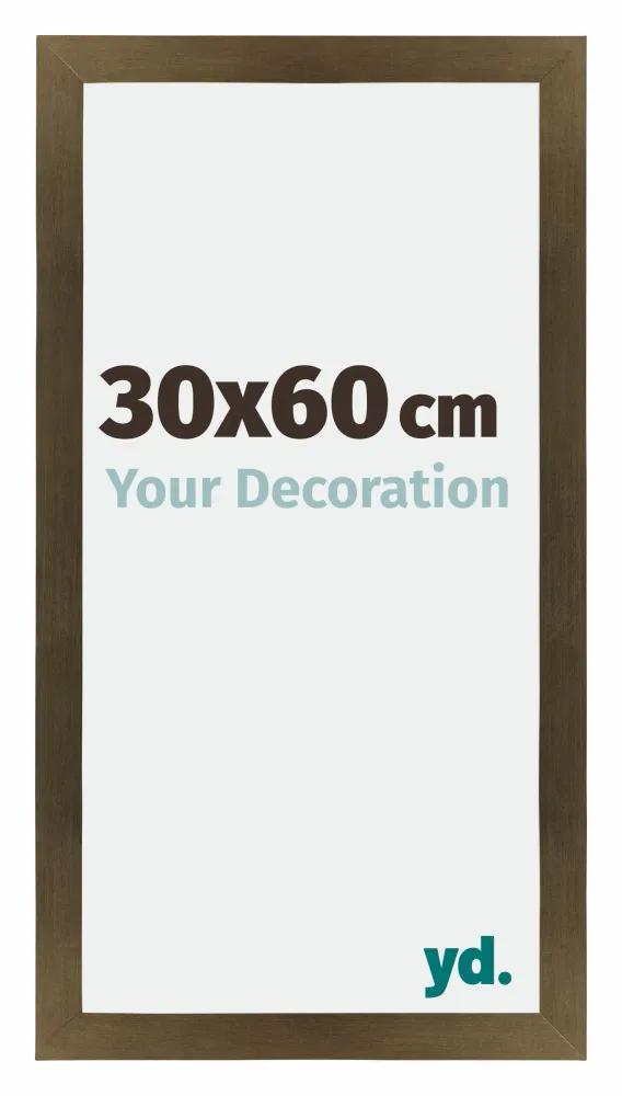 Bilderrahmen 30x60 cm - Bronze Dekor - MDF - Mura