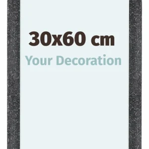 Bilderrahmen 30x60 cm - Grau Gewischt - MDF - Como