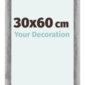 Bilderrahmen 30x60 cm - Grau Gewischt - MDF - Mura
