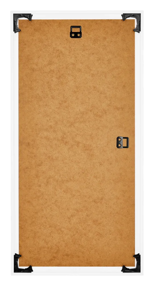 Bilderrahmen 30x60 cm - Weiss Hochglanz - Kunststoff - Bordeaux