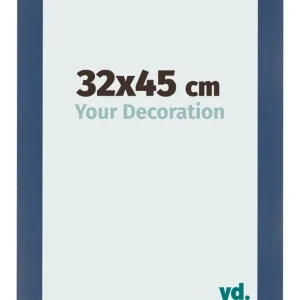 Bilderrahmen 32x45 cm - Dunkelblau Gewischt - MDF - Pisa